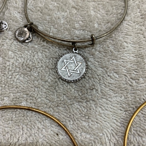 Alex And Ani Lot Of 10 Bangles 1 Cord - Picture 12 of 16